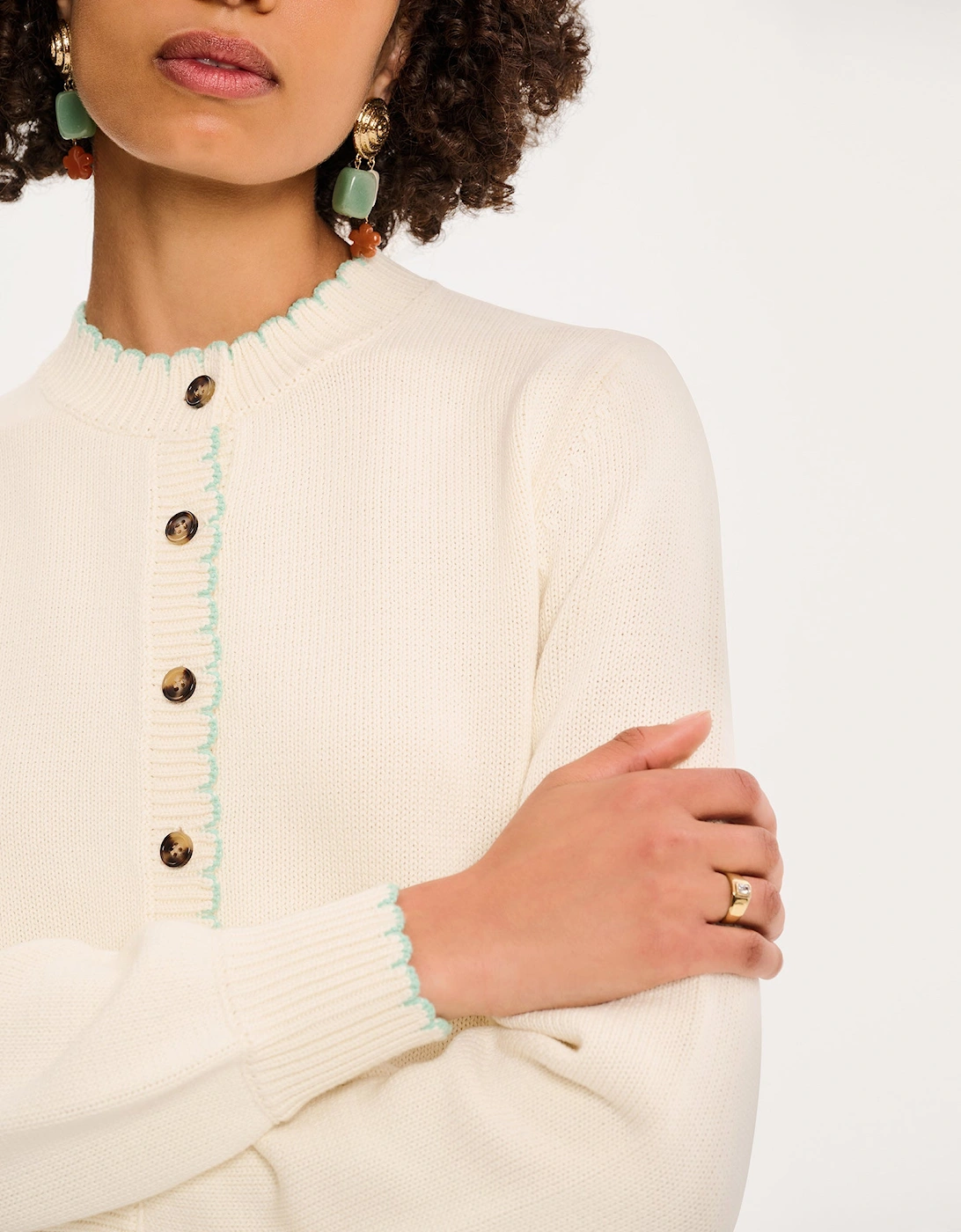 Flynn Cardigan in Cream