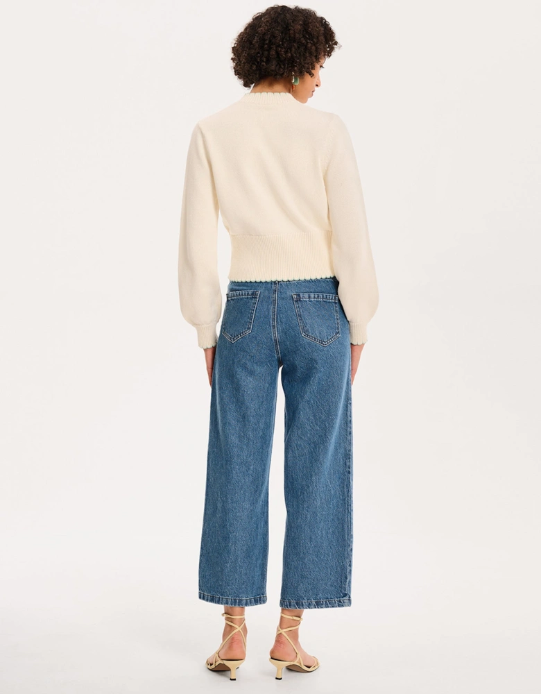 Flynn Cardigan in Cream