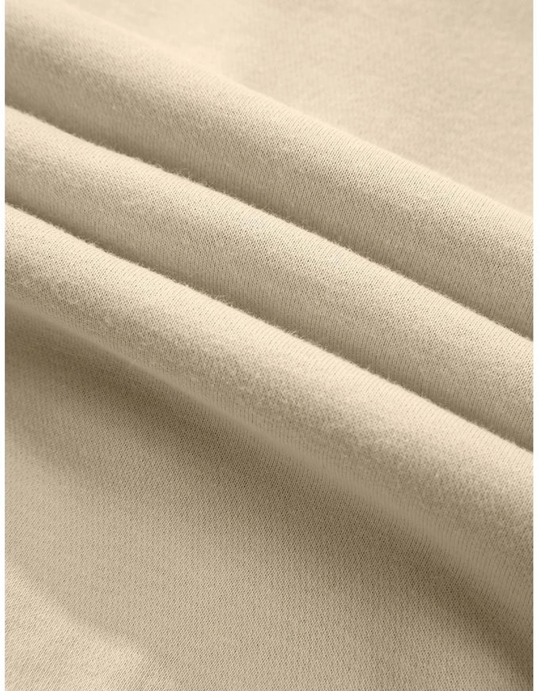 Parchment Solid Color Hoodie and High Waist Pants Two Piece Activewear