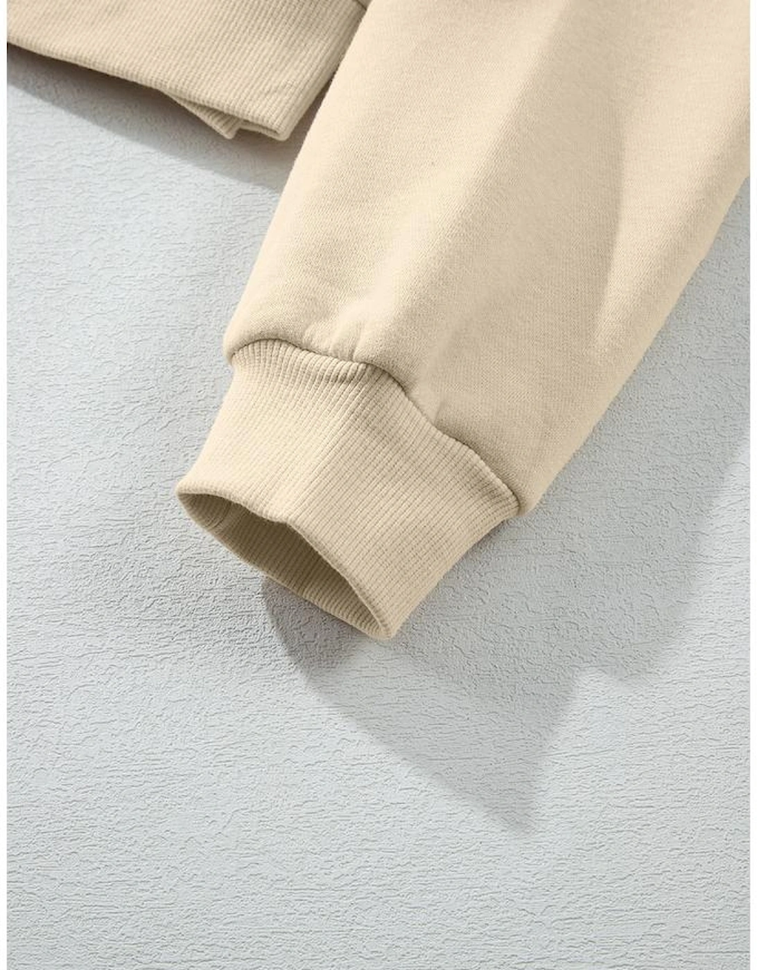 Parchment Solid Color Hoodie and High Waist Pants Two Piece Activewear