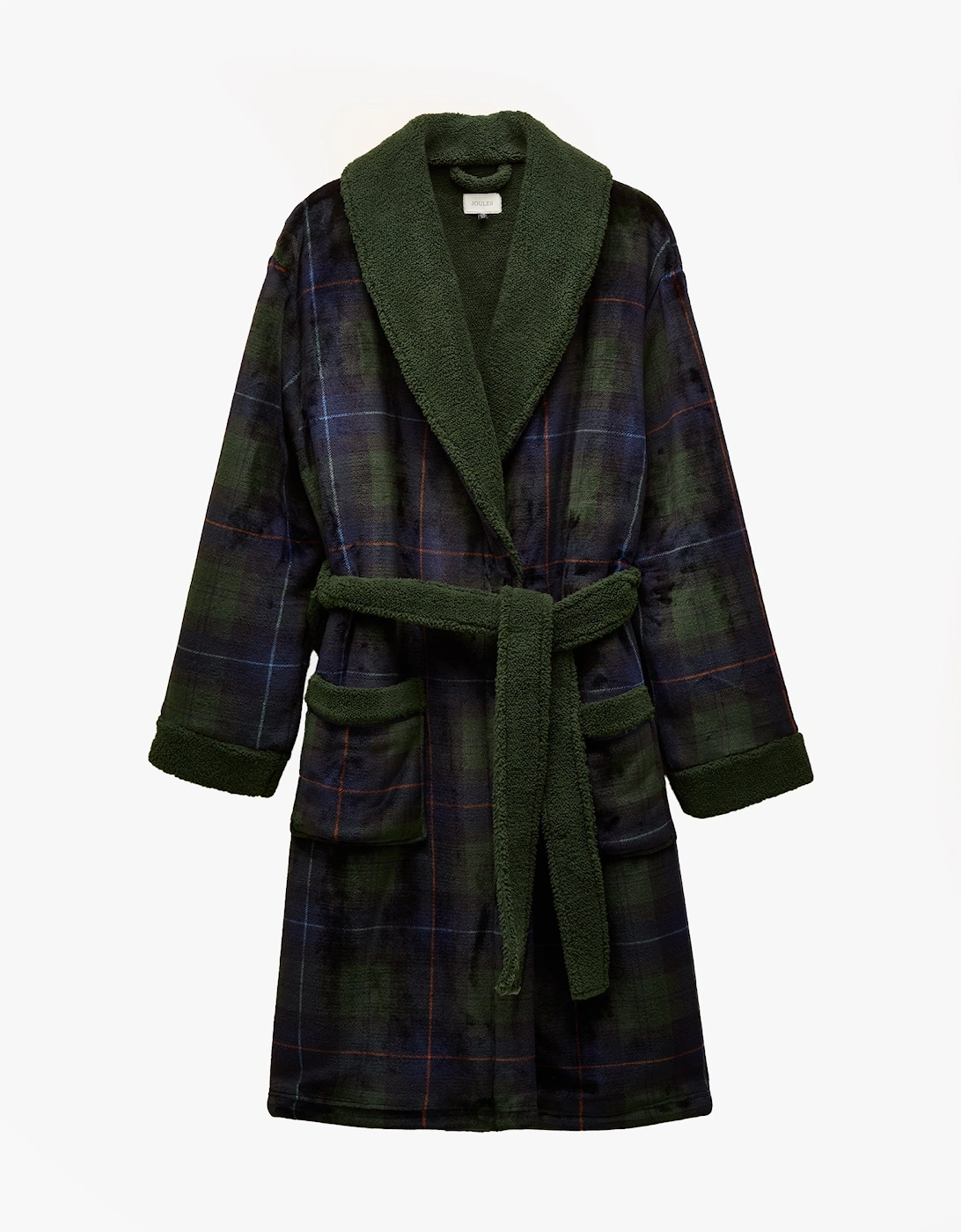 MONTAGUE Mens Robe Green/Navy, 7 of 6
