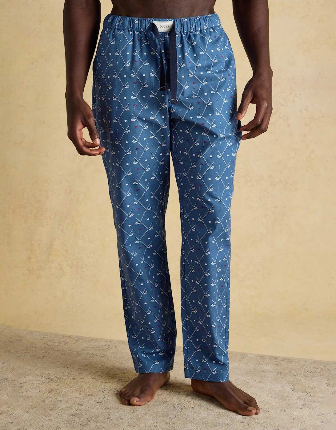 DOZER Mens Pyjama Bottoms Blue