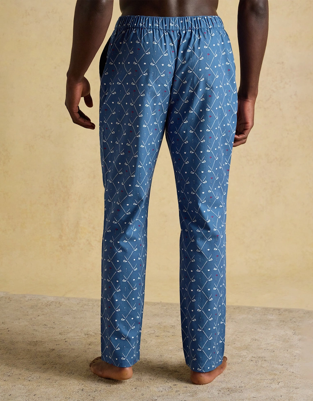 DOZER Mens Pyjama Bottoms Blue