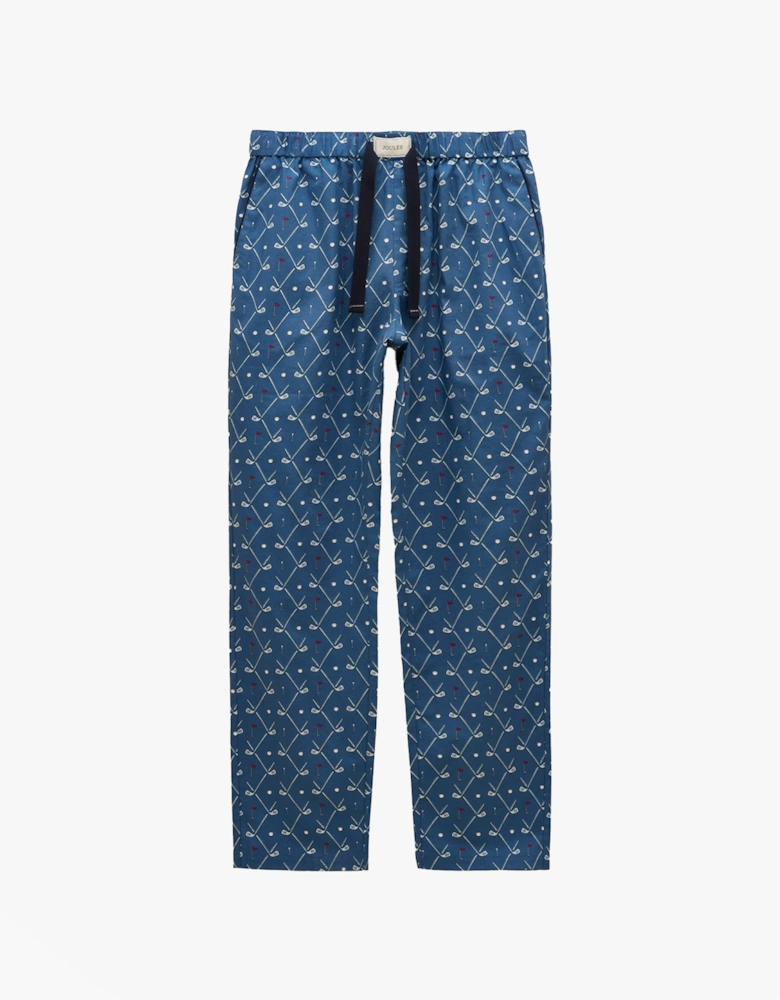 DOZER Mens Pyjama Bottoms Blue