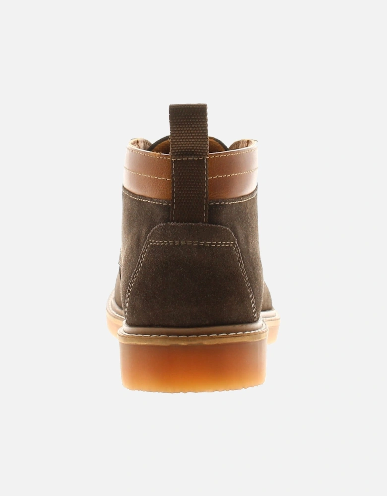 Mens Boots Smart Gideon Leather brown UK Size