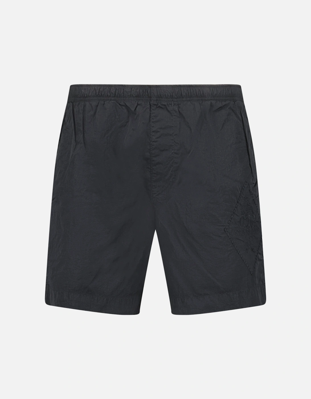 Black Logo-Embroidered Swim Shorts, 4 of 3