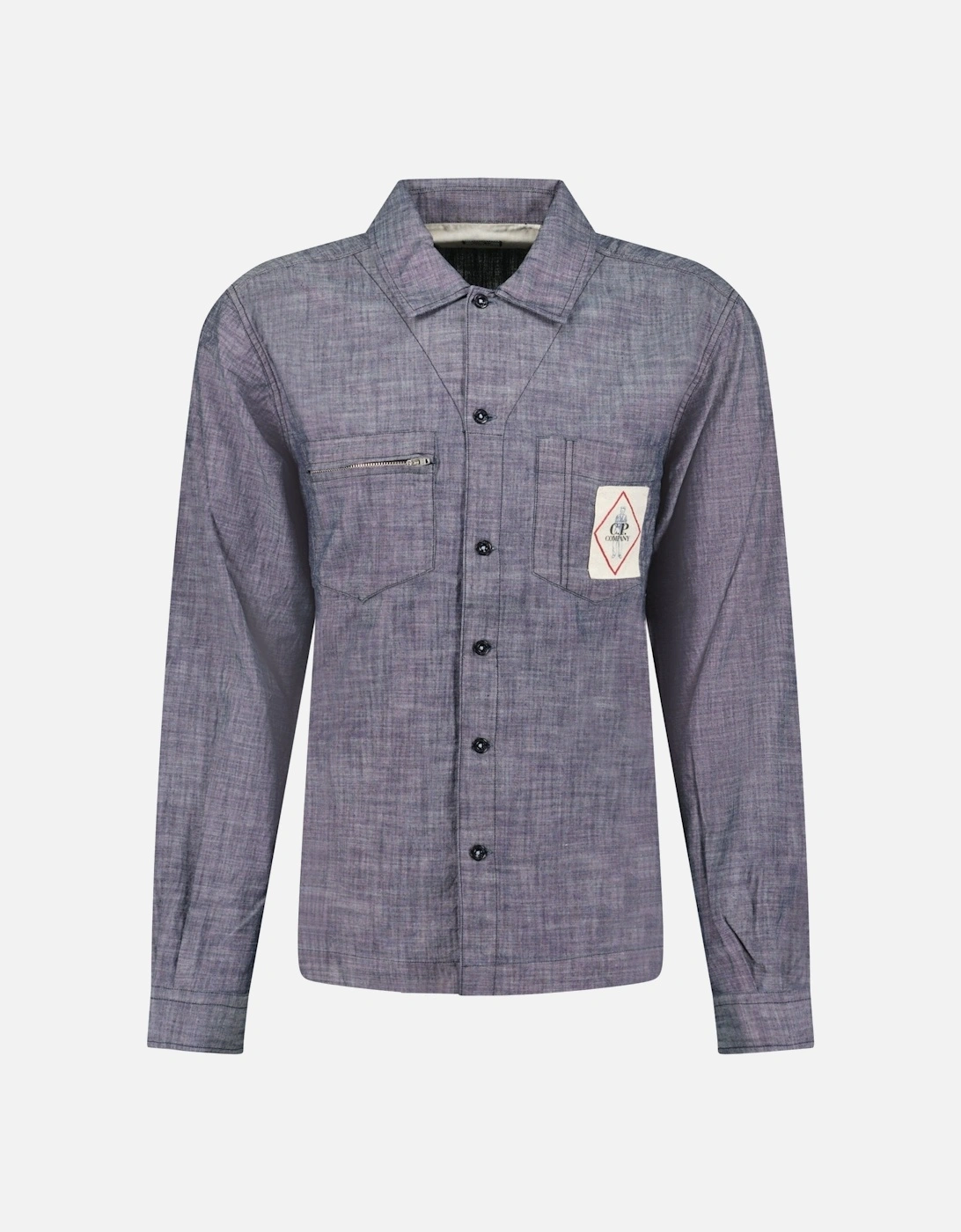 Denim Chambray Long-Sleeve Shirt, 3 of 2