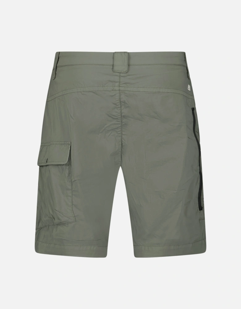 Ivy Green Stretch Sateen Cargo Shorts