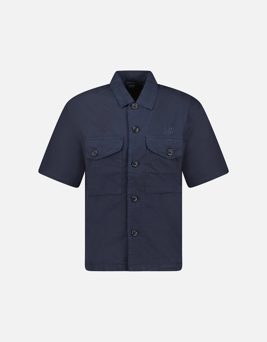 Total Eclipse Popeline Boxy Short Sleeve Shirt, 4 of 3