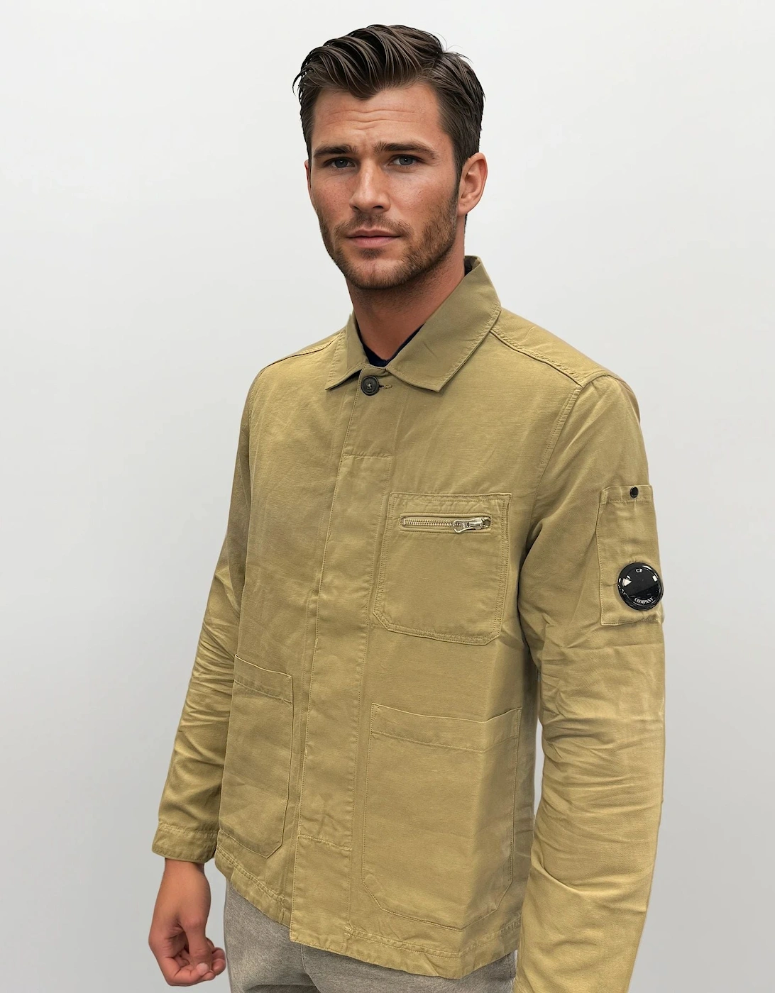 Cotton/Linen Tree House Over-Shirt