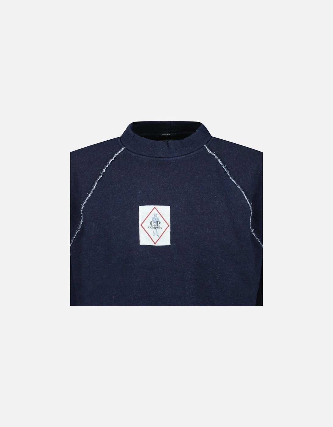 Denim Indigo Fleece Vanisé Logo Sweatshirt