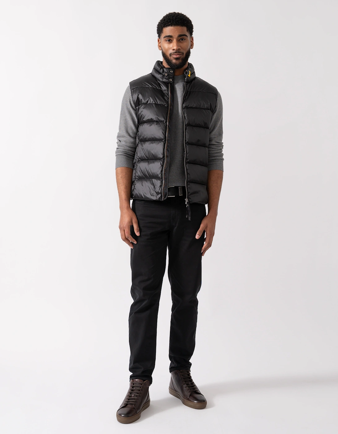 Jeordie Mens Down Vest - Black 541