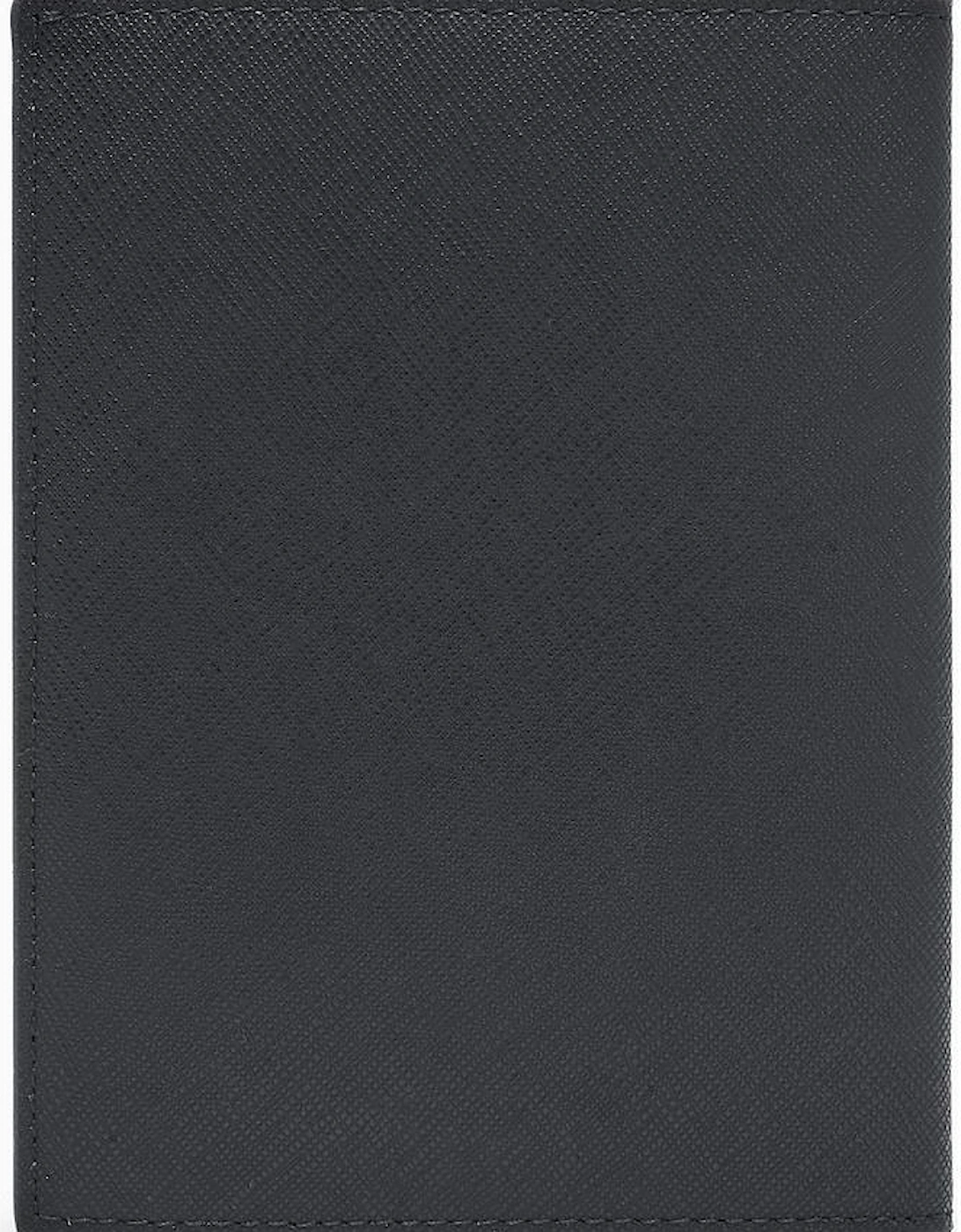 ASV Eagle Logo Black Leather Passport Holder