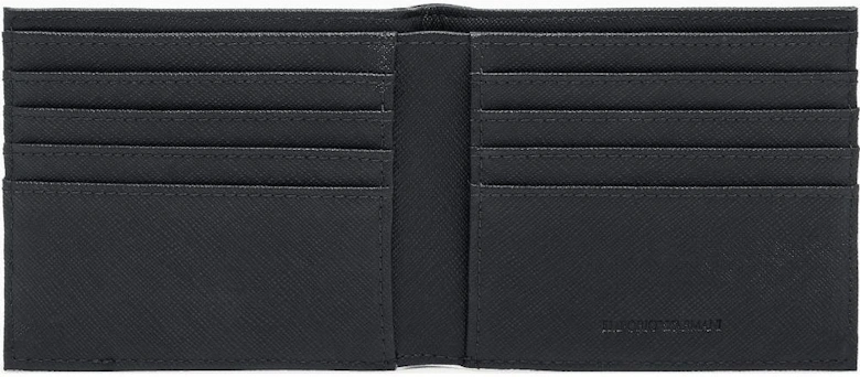 ASV Eagle Logo Black Leather Wallet & Card Holder Gift Box