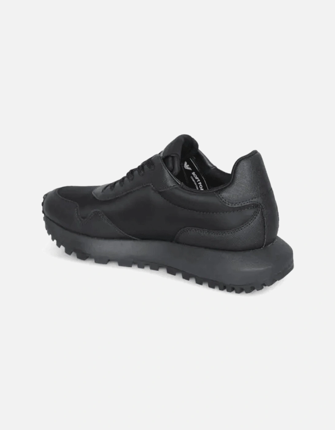 ASV Eagle Logo Nylon Black Sneaker Trainer