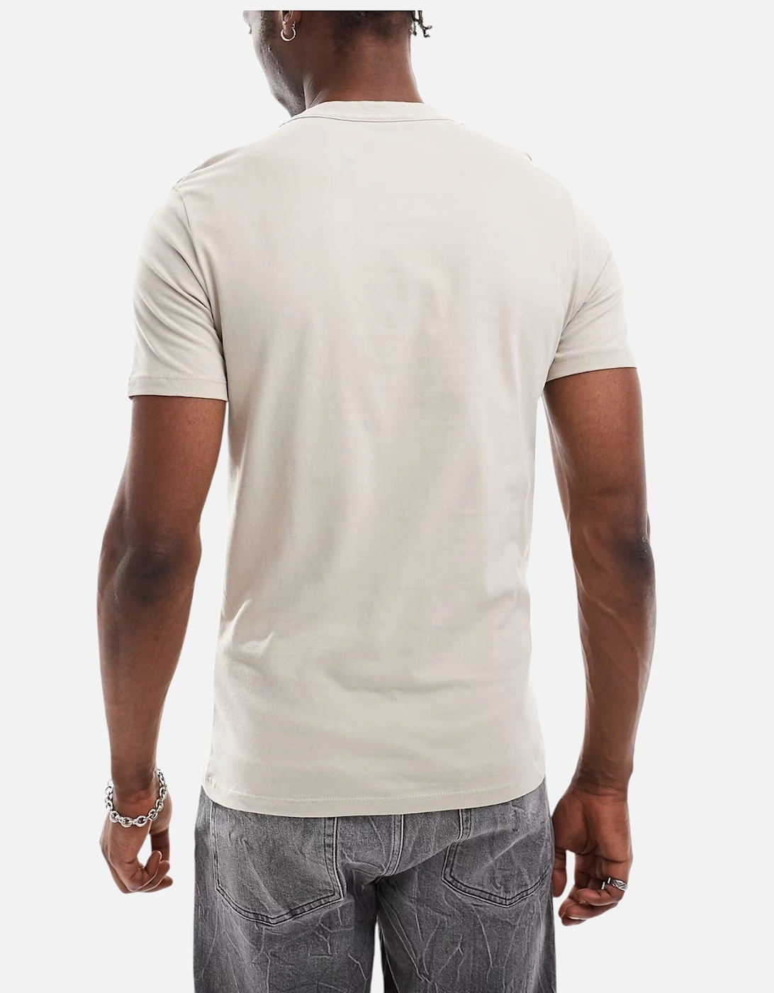 All Saints Mens T Shirts Crew Neck Slim Tee