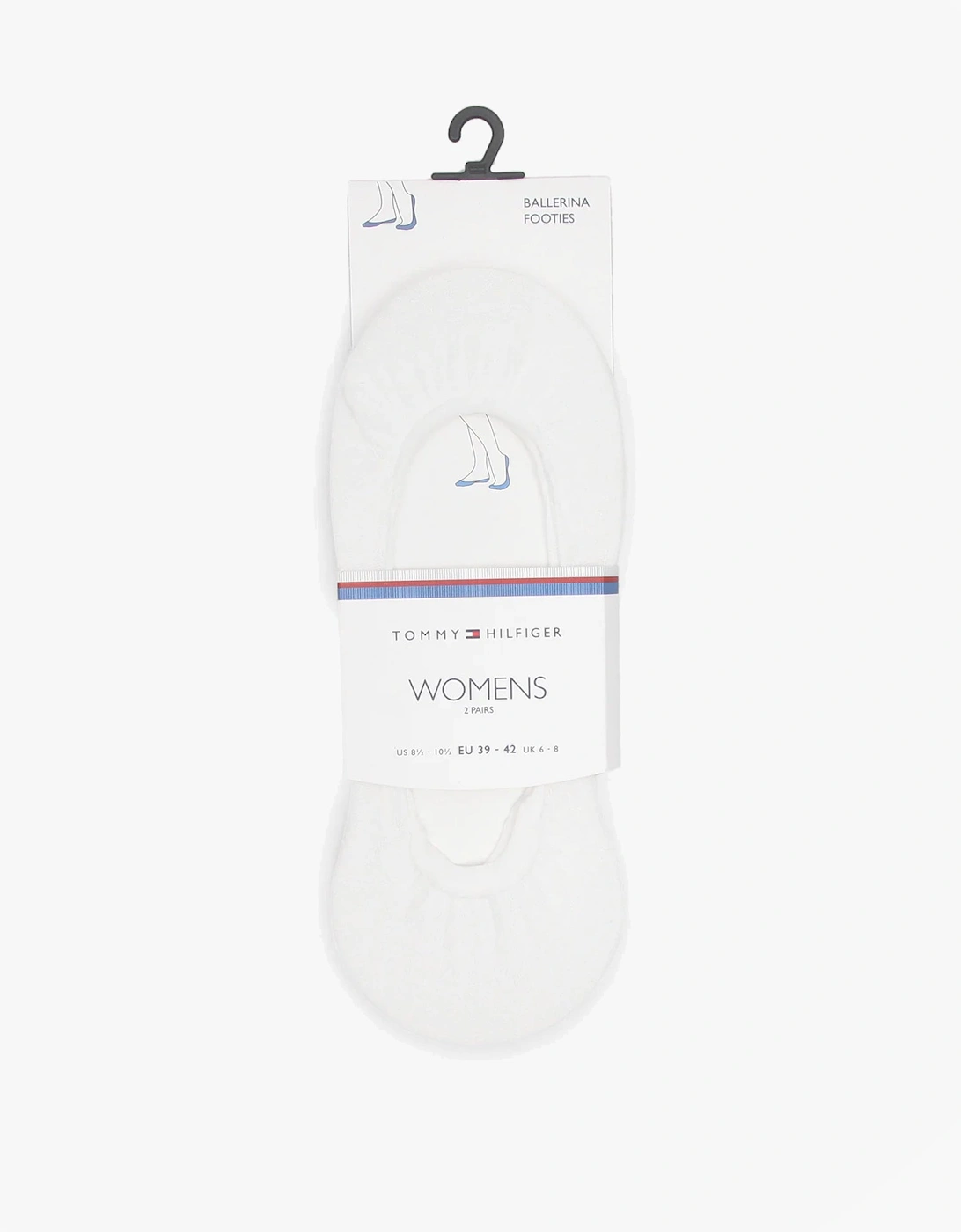 2 Pack Womens Ballerina  Socks White, 3 of 2