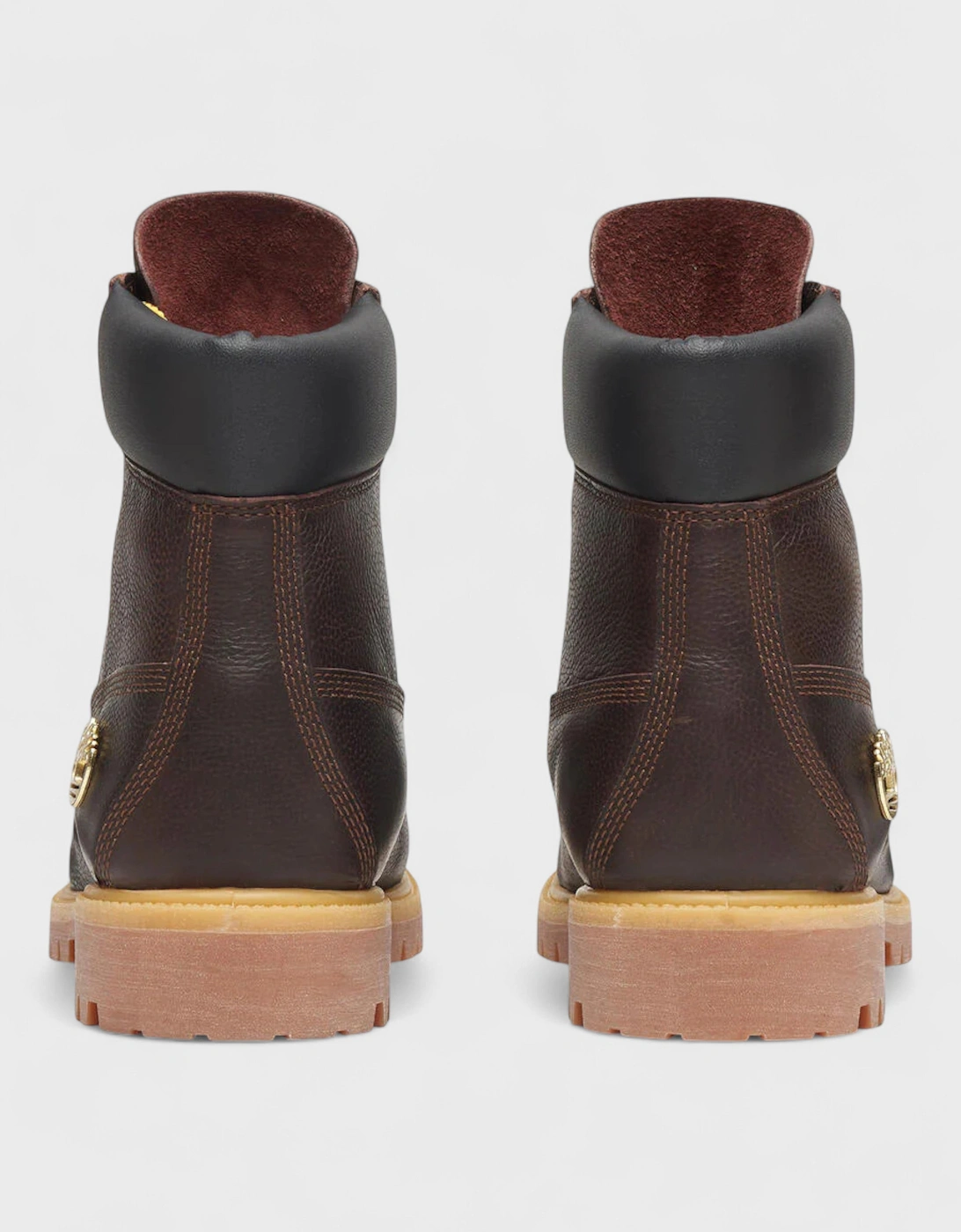 Premium Espresso Brown 6-Inch Lace Up Boots