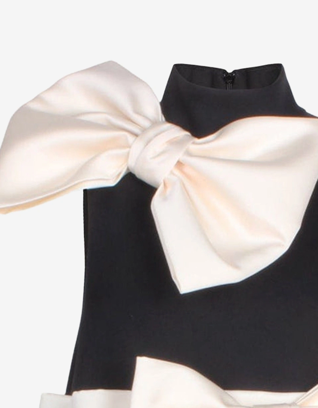 Girls Wrap Up Dress in Black