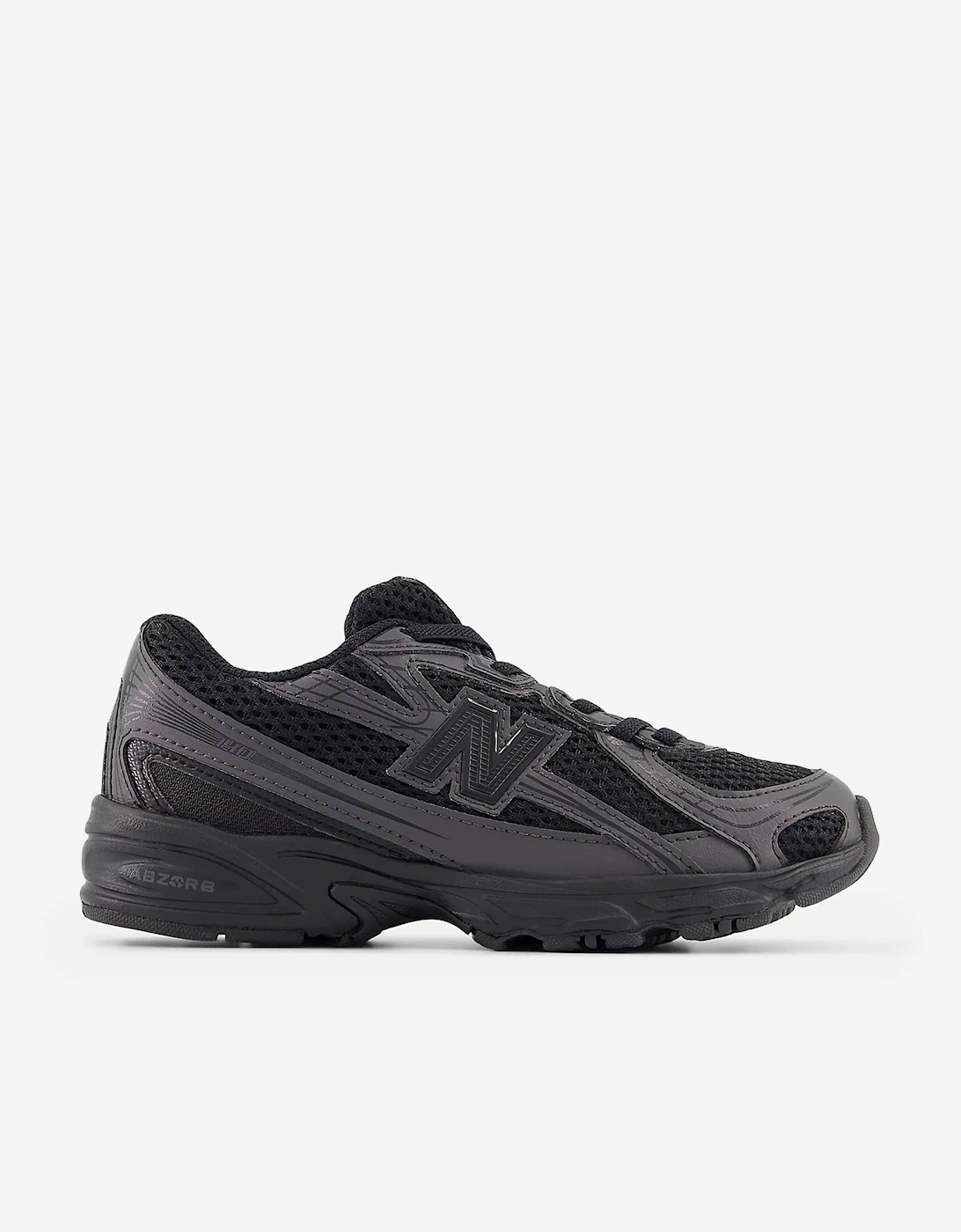 Kids 740 Trainers in Black, 6 of 5
