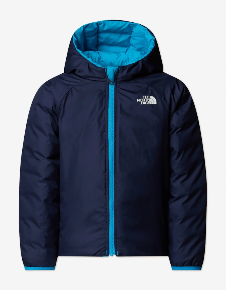 Kids Reversible Perrito Hooded Jacket in Blue