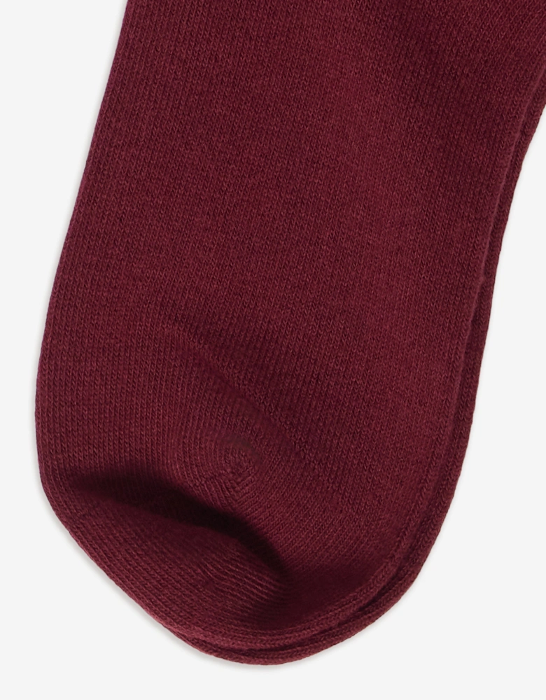 Girls Logo Socks in Red