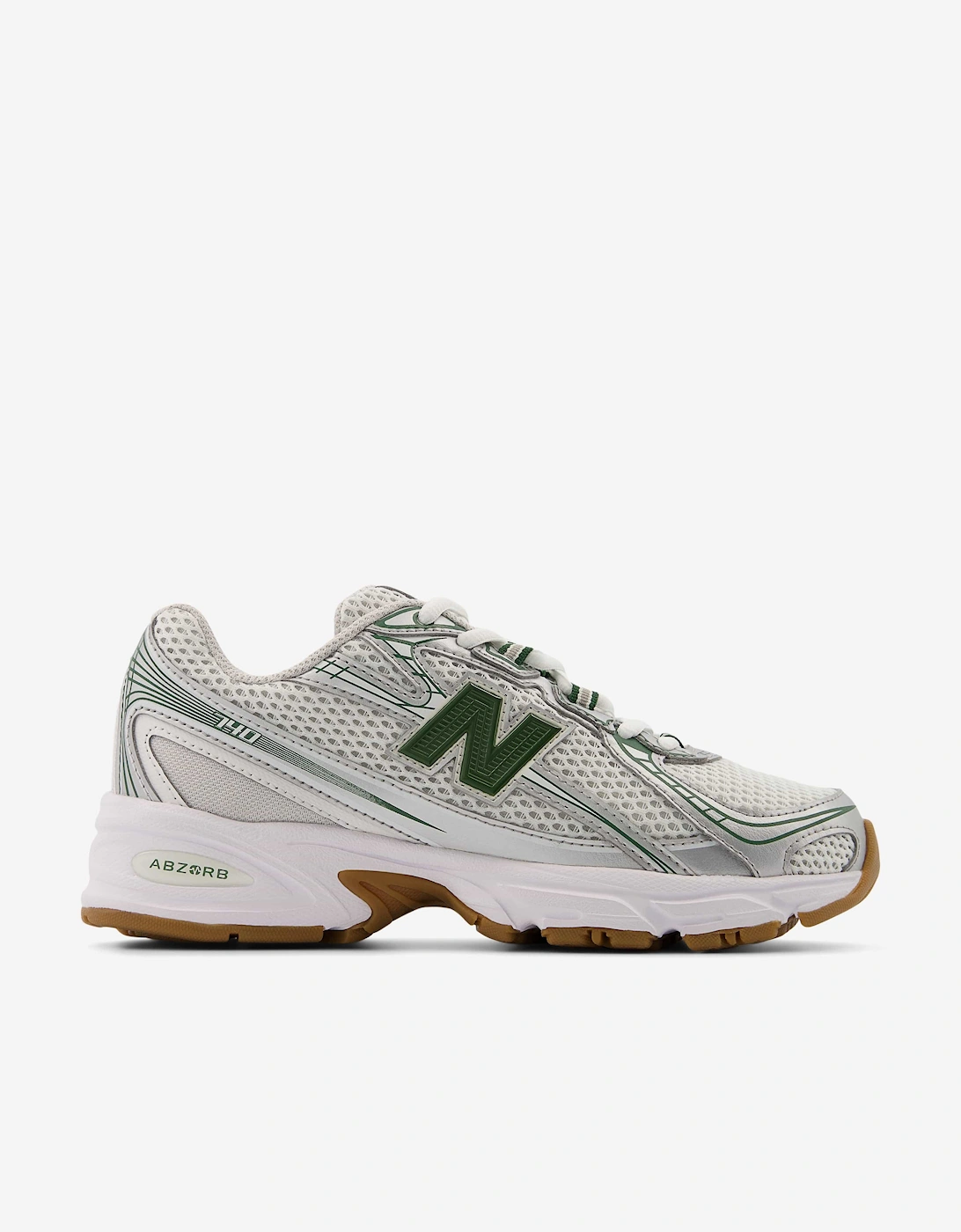 New Balance Boys Silver 'S 740 Trainers In - : Size 37.5 Kids