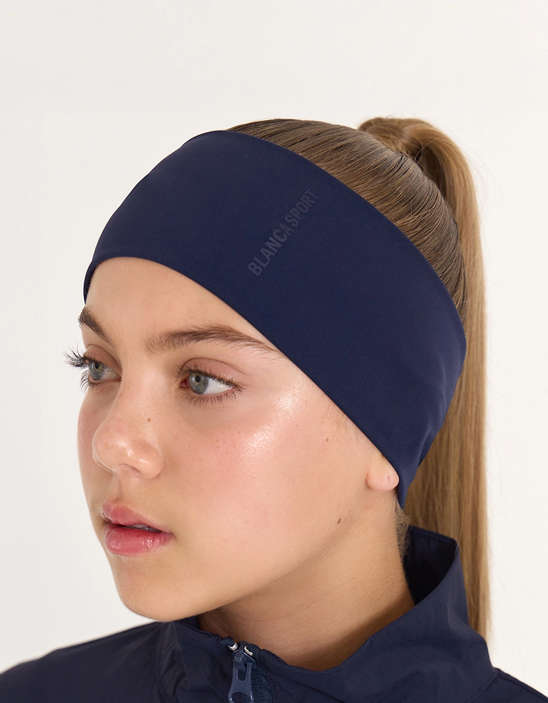 Girls Logo Headband in Navy, 5 of 4