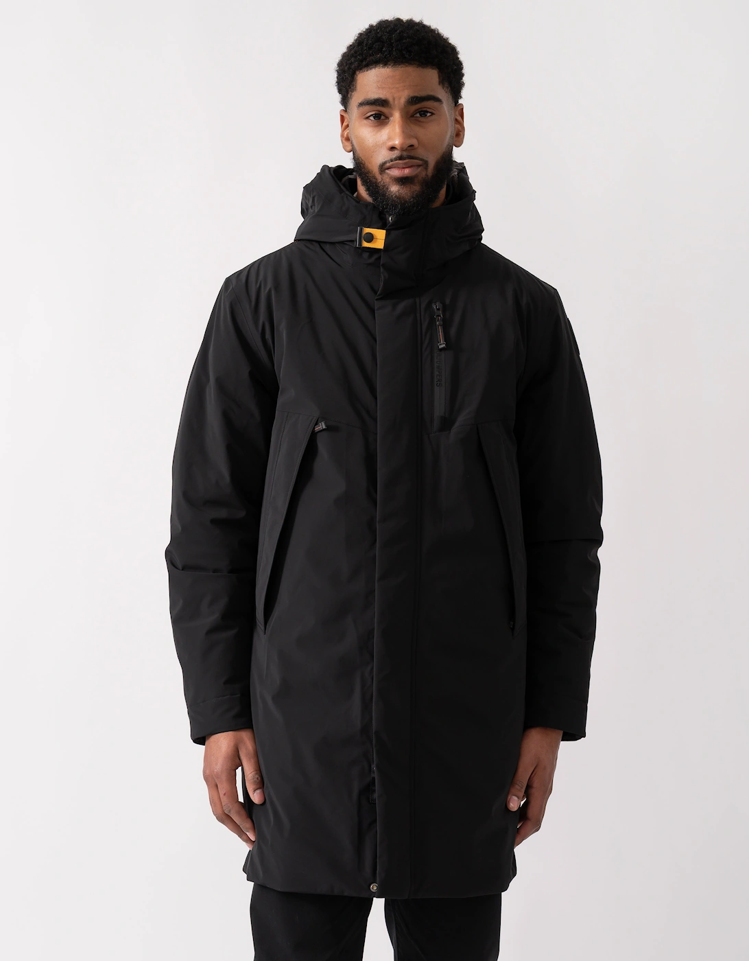Easy Mens Hooded Padded Coat - Black 541