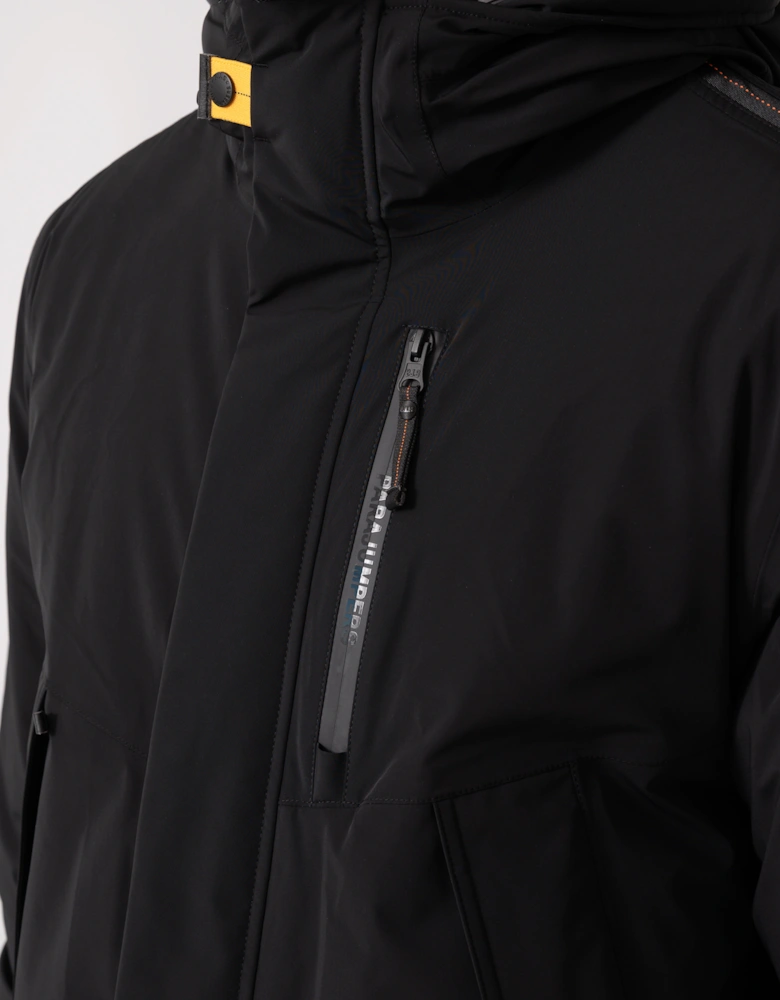 Easy Mens Hooded Padded Coat - Black 541