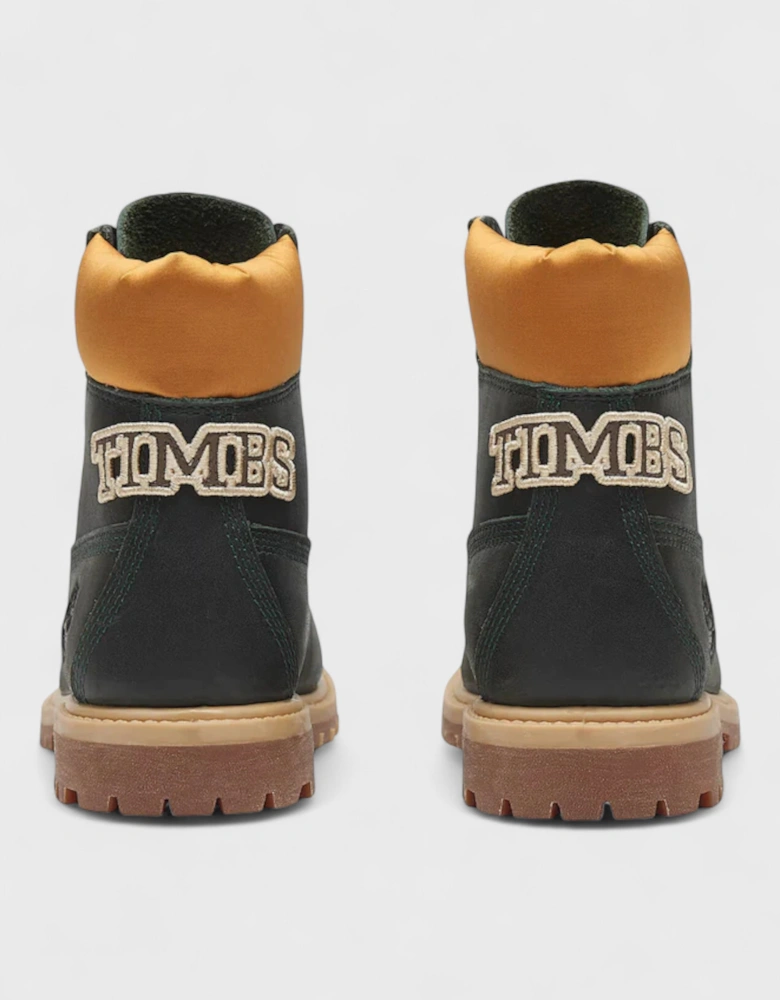 Premium 6 In Lace Waterproof Boot Dark Green