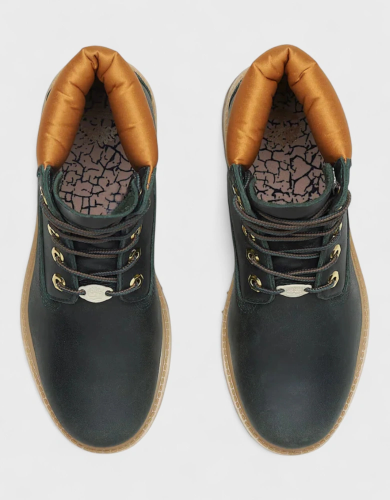 Premium 6 In Lace Waterproof Boot Dark Green