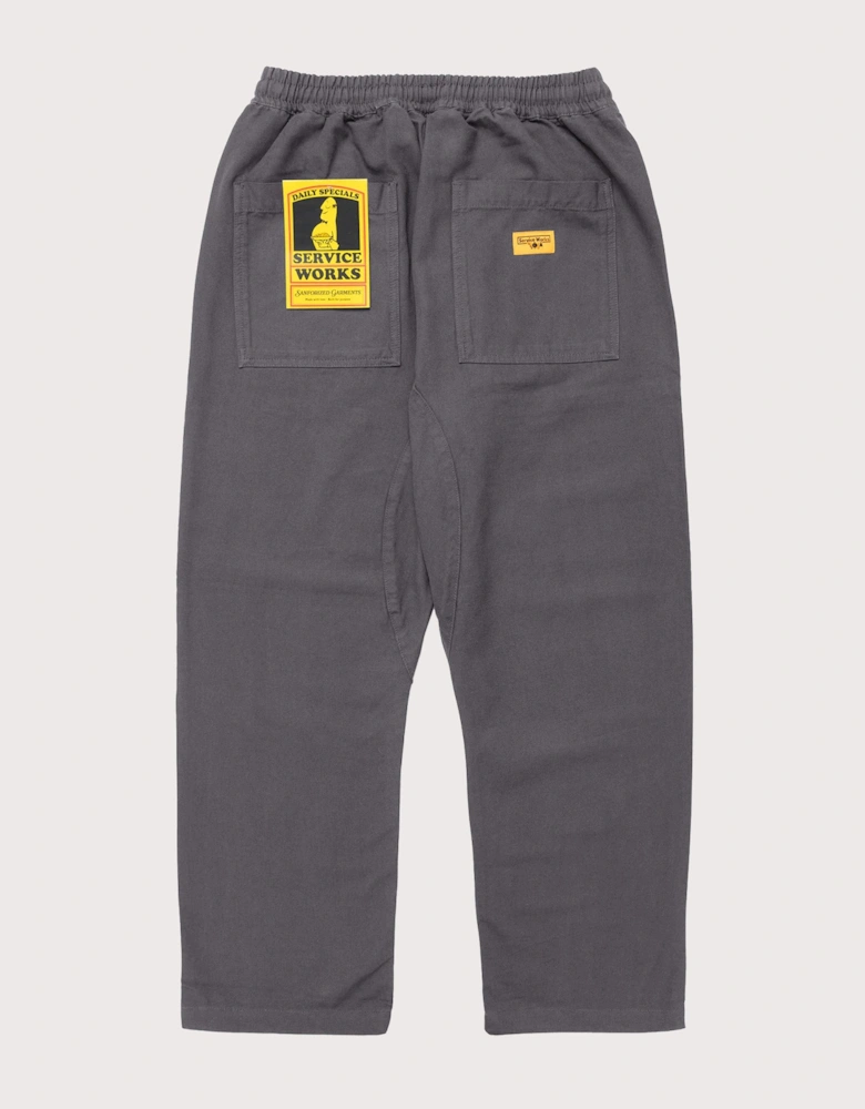 Regular Fit Canvas Chef Pants