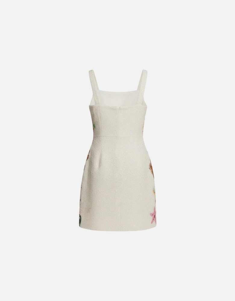 Arizona Beaded Mini Dress White