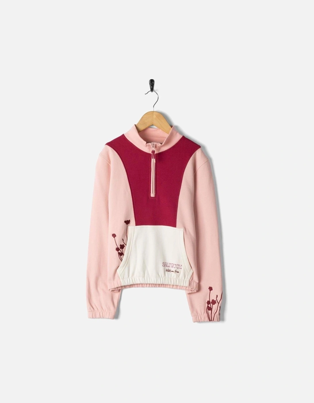 Kids Claudia 1/4 Zip Sweatshirt, 2 of 1