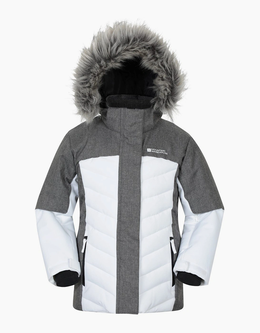 Mountain Warehouse Mountain Warehouse Childrens/Kids Pyrenees Padded Ski Jacket - White