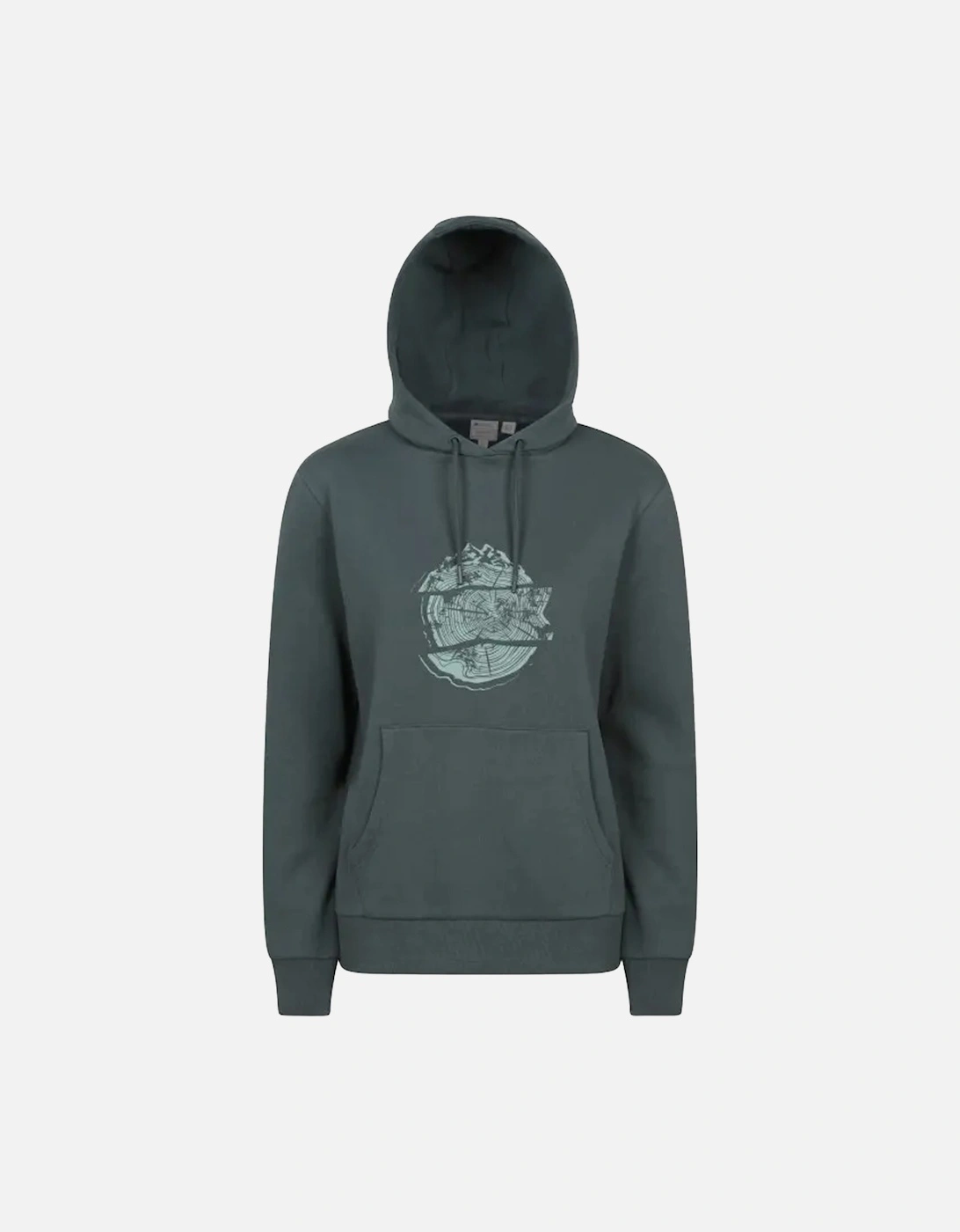 Womens/Ladies Mountain Ring Regular Hoodie, 6 of 5