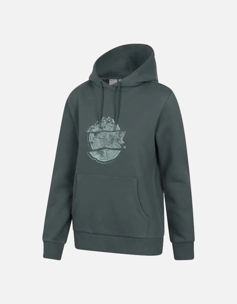 Womens/Ladies Mountain Ring Regular Hoodie