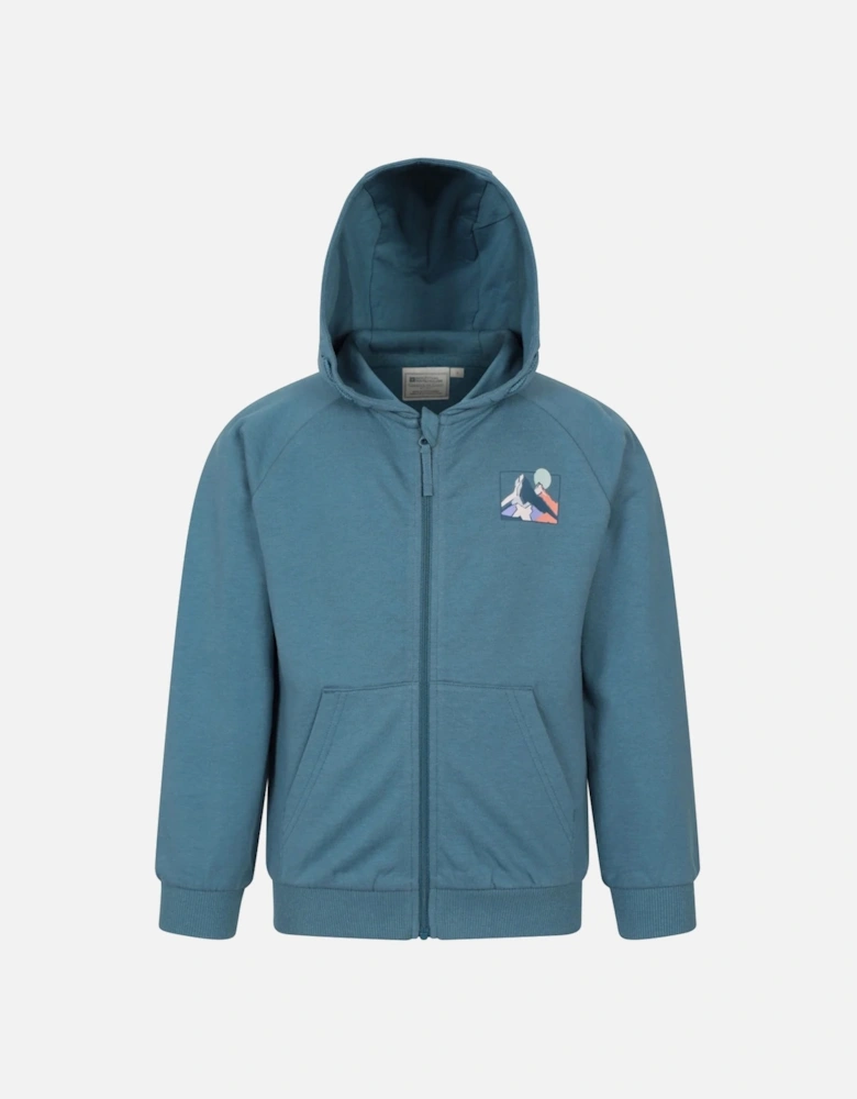 Childrens/Kids Moon Mountain Full Zip Hoodie