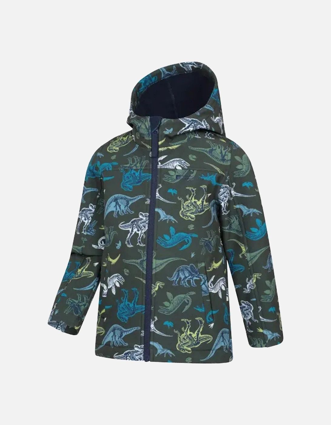 Childrens/Kids Exodus Dinosaurs Water Resistant Soft Shell Jacket
