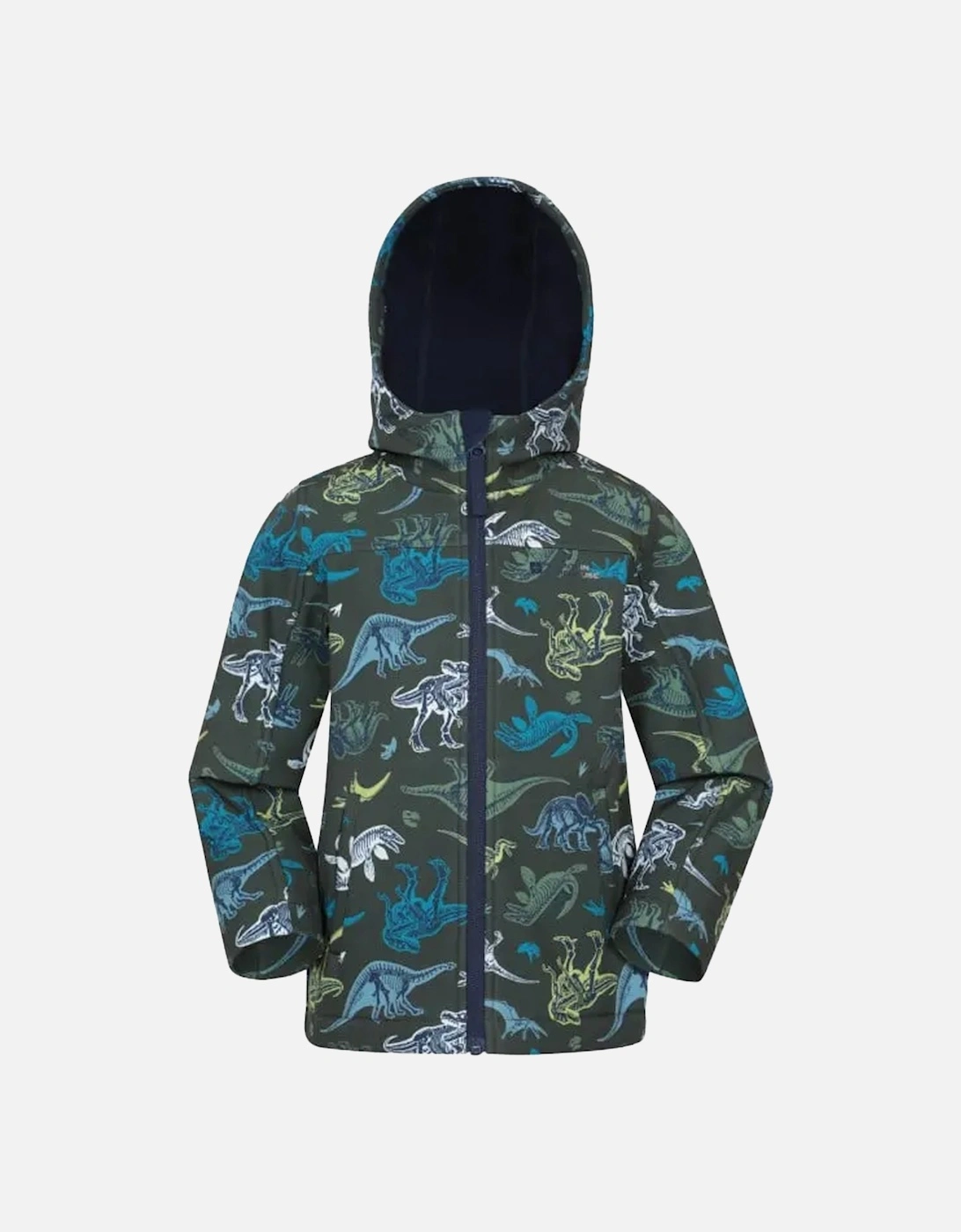 Childrens/Kids Exodus Dinosaurs Water Resistant Soft Shell Jacket, 5 of 4