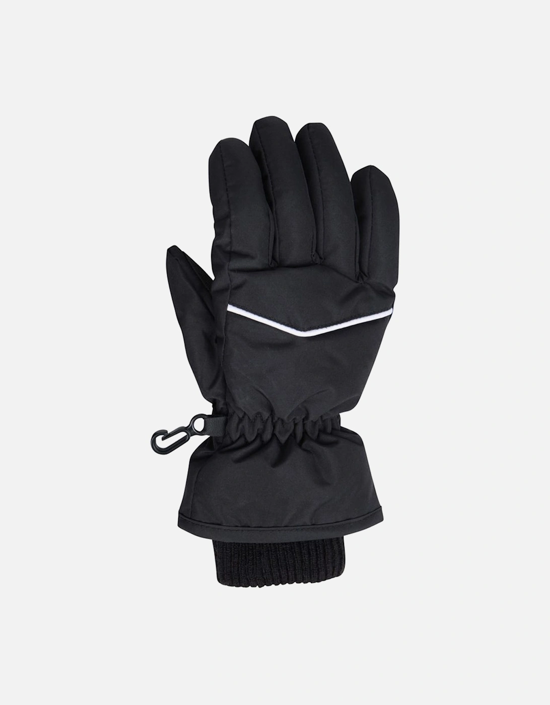 Childrens/Kids Faux Fur Lined Isotherm Snow Gloves, 4 of 3