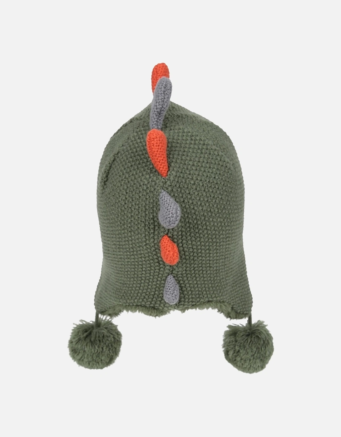 Childrens/Kids Dragon Faux Fur Lined Hat And Gloves Set