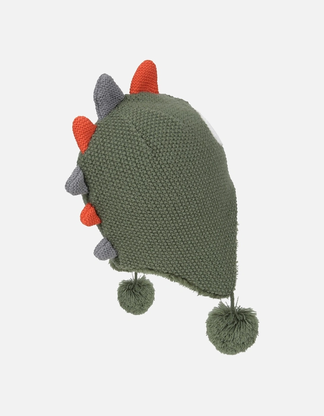 Childrens/Kids Dragon Faux Fur Lined Hat And Gloves Set