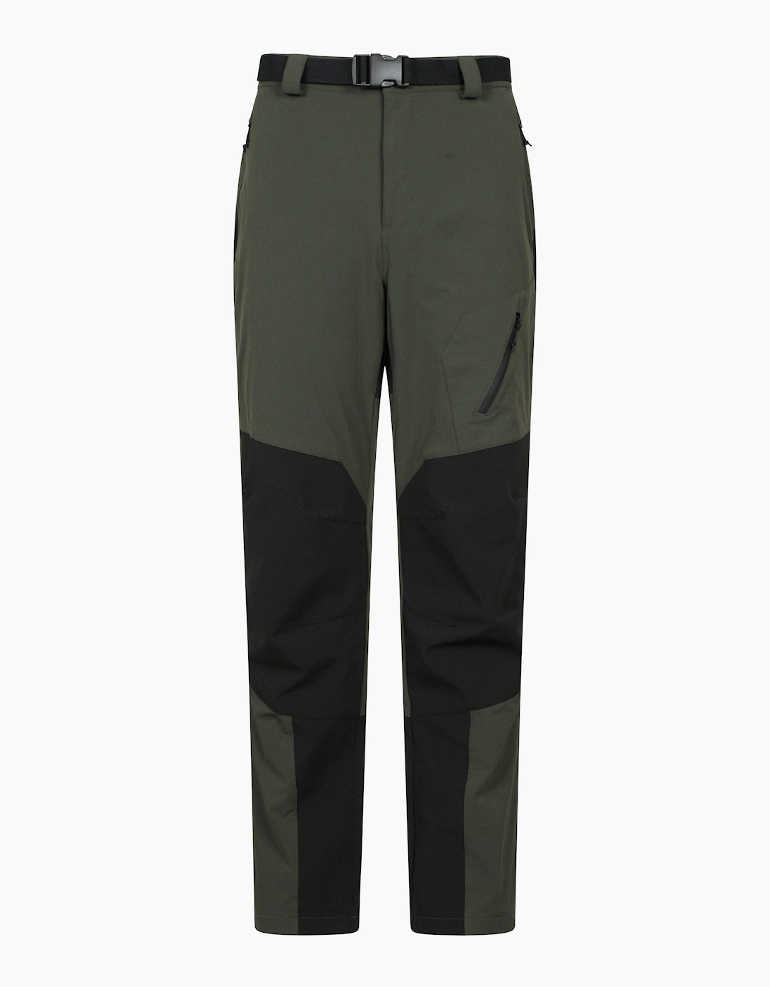 Mountain Warehouse Men's Green Forest Fleece Lined Regular Winter Trousers  38R
