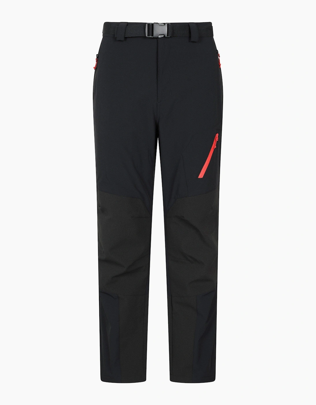 Mountain Warehouse Men's Mountain Warehouse Mens Forest Fleece Lined Regular Winter Trousers - Black