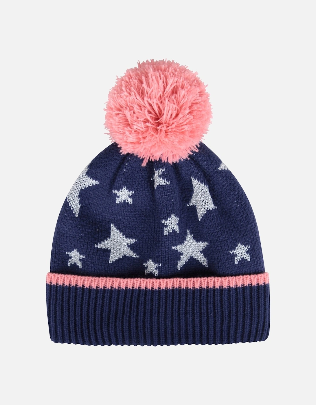 Childrens/Kids Star Fleece Lined Beanie, 6 of 5