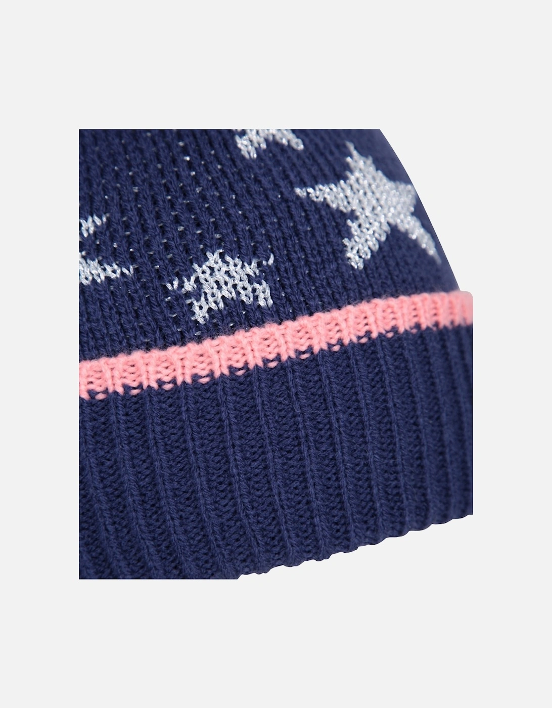 Childrens/Kids Star Fleece Lined Beanie