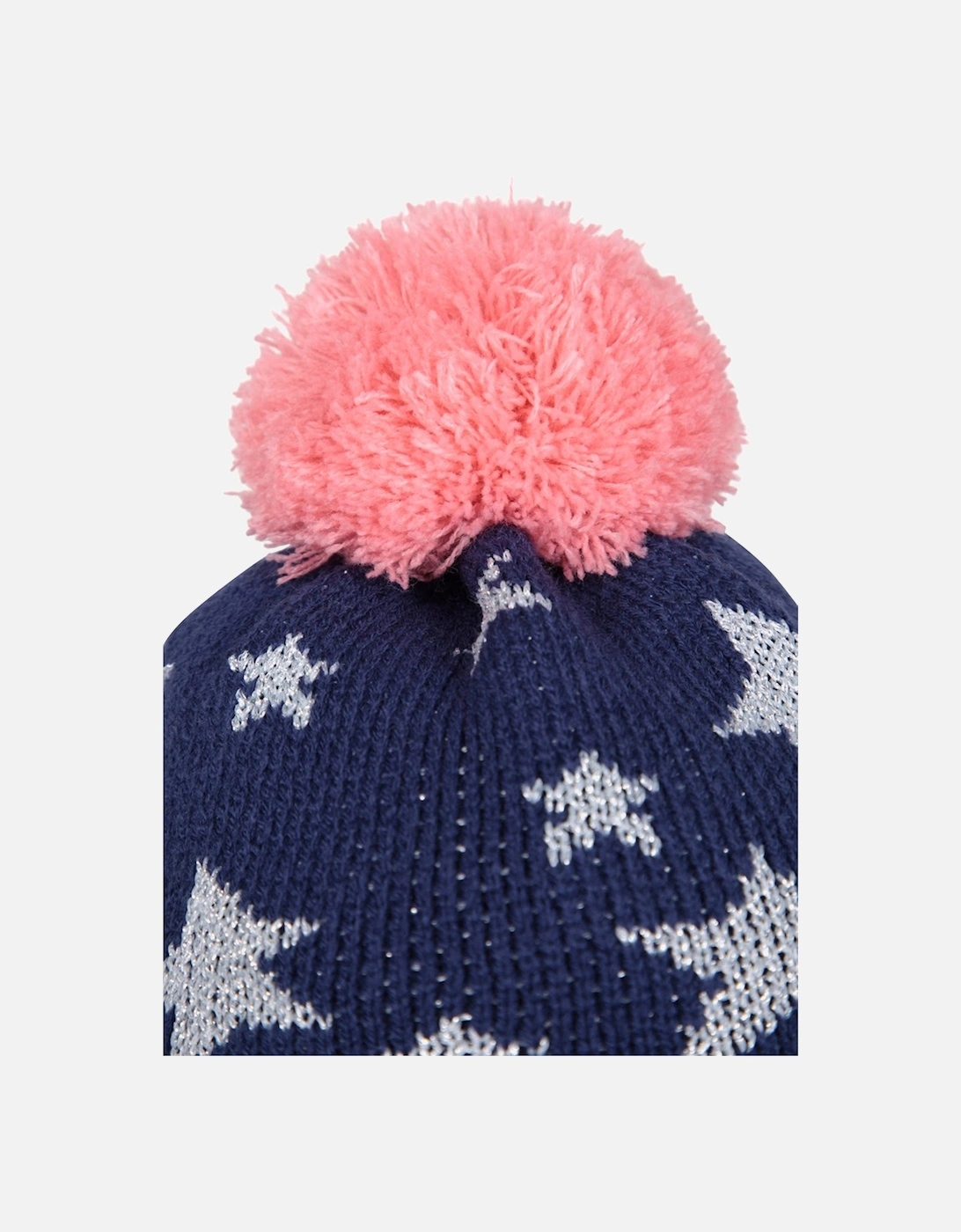 Childrens/Kids Star Fleece Lined Beanie