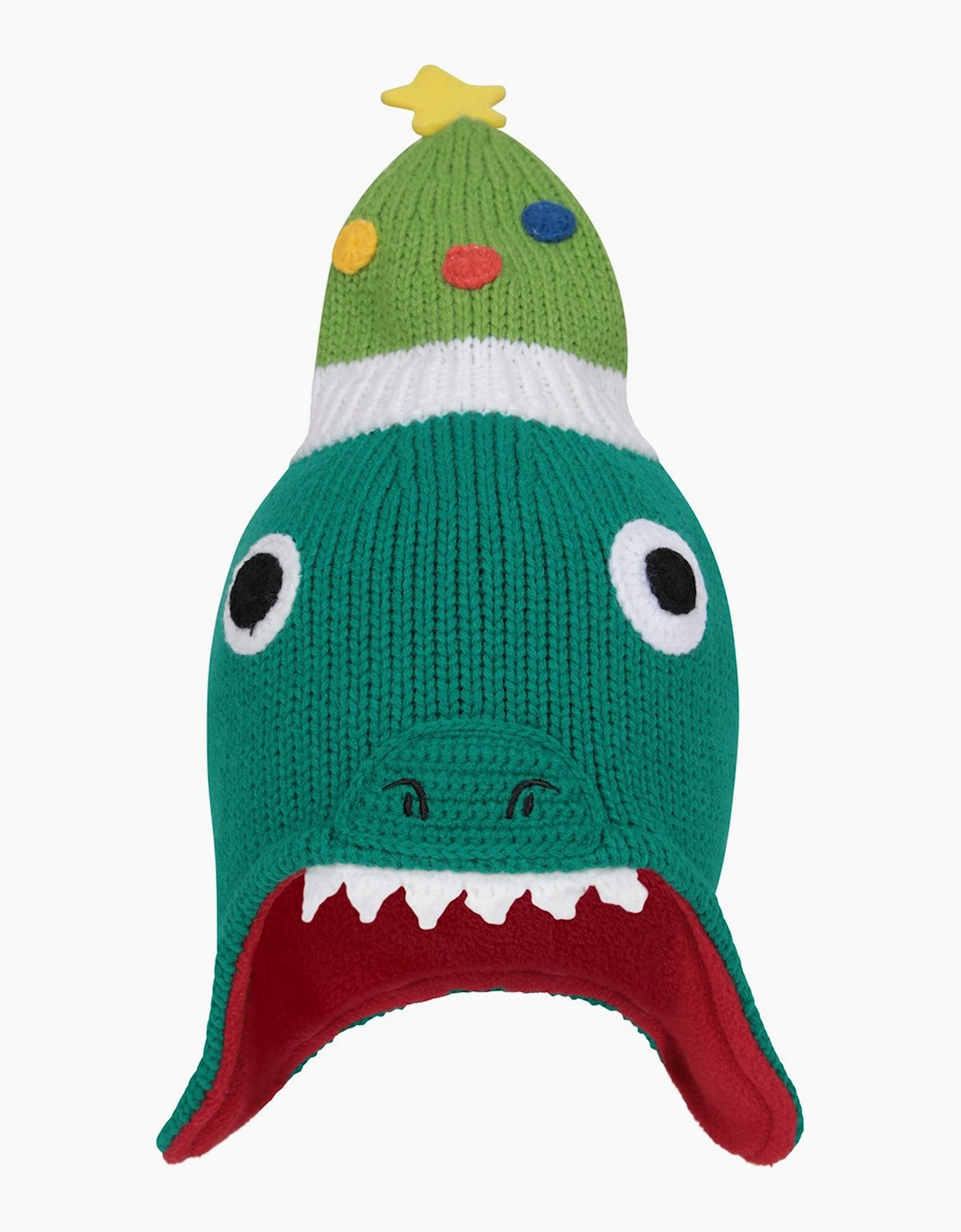 Mountain Warehouse Unisex Green Childrens/ Fleece Lined Christmas Winter Hat - Size: One Size Kids